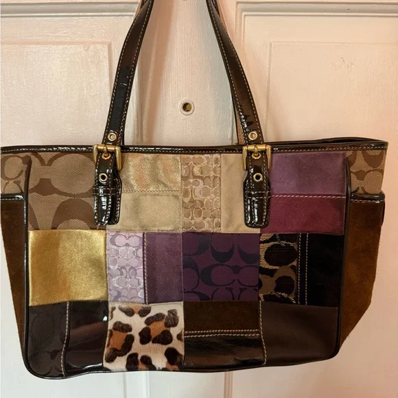 Vintage Coach shoulder Bag - Multicolor - Picture 4 of 7